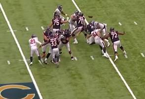 Texans at Bears 2016 - Cutler strip sack