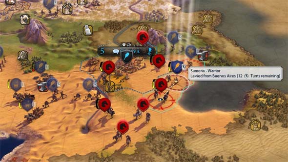 Civilization VI - levied units