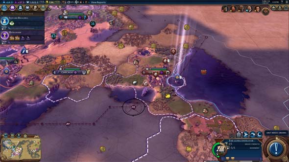 Civilization VI - can't use allies' canal cities