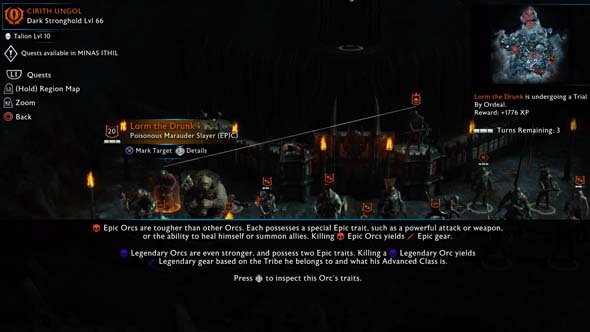 Middle Earth: Shadow of War - legendary orcs tutorial