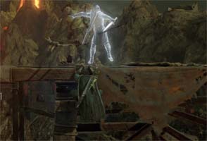 Middle-Earth: Shadow of War - ledge kill