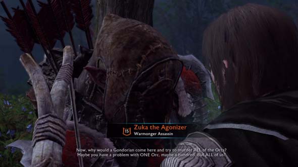 Shadow of Mordor is silly for letting you choose skins during the