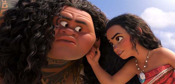 Moana - convincing Maui