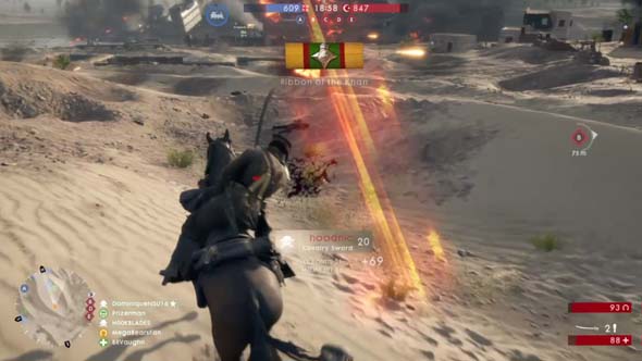Battlefield 1: multiplayer horseback