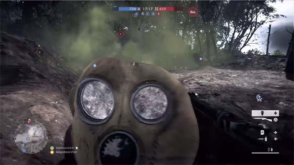 Battlefield 1: gas mask