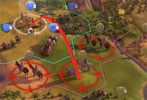 Civ VI - ranged strike