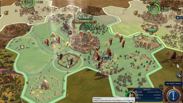 Civilization VI - convert Scythia's cities