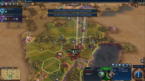 Civilization VI - capturing A.I. cities