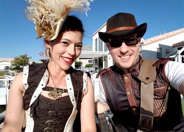 Steampunk pirate costumes