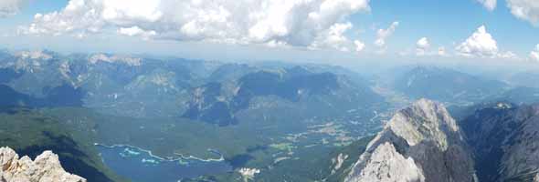 View from Zugspitze