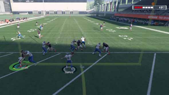 Madden NFL 18 - pass rush drill