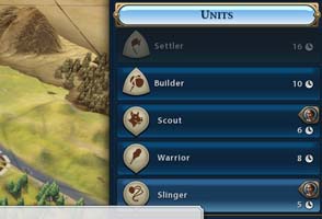 Civ VI - Slinger cost