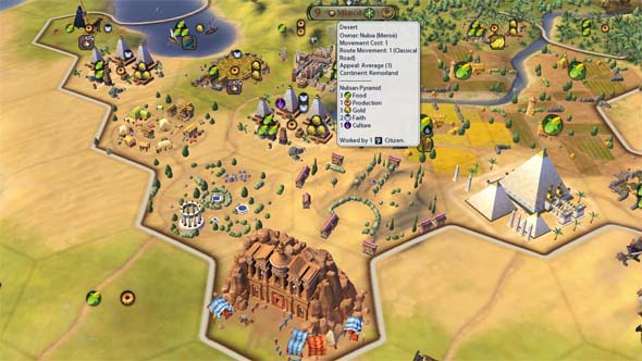 Civilization VI - Nubian Pyramid with Petra