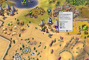 Civ VI - Nubian Pyramid surrounded by districts