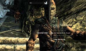 Skyrim - attacking NPC