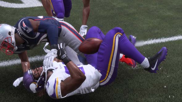 Madden 19 - fumble in lap