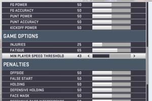 Madden 19 - speed threshold