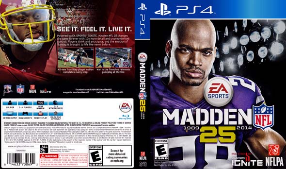 Madden 25- back of the box