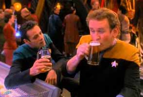 Star Trek: DS9 - O'Brien drinking