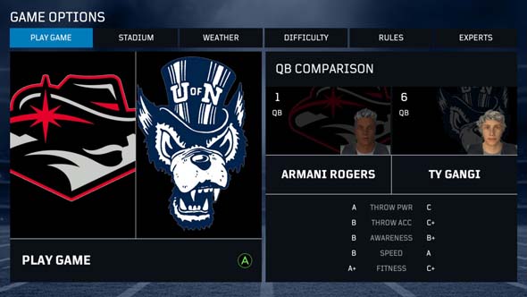 Axis Football 2018 - NCAA mod