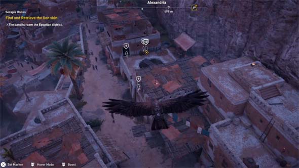 Assassin's Creed Origins - Senu spotting