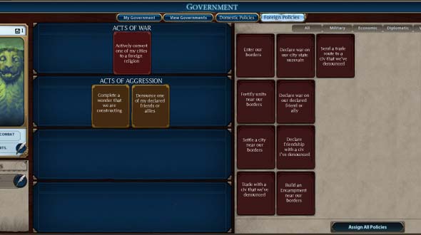 Civilization VI - MOCK Act of Aggression screen