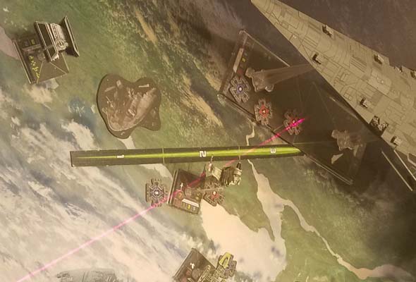 Star Wars X-Wing - Raider's overlapping firing arc