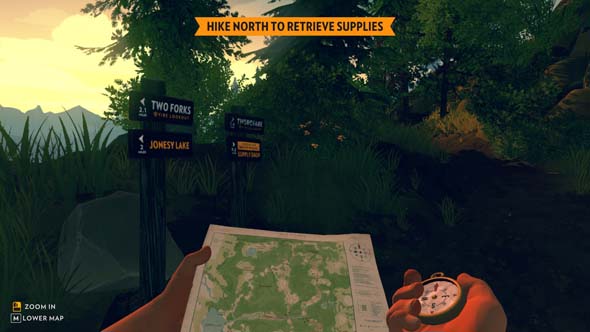 Firewatch - map