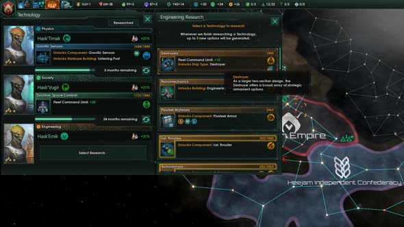 Stellaris - technology list