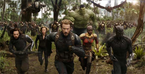 Avengers: Infinity War - disintegrating