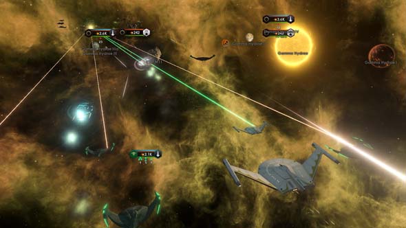 ST: New Horizons - space battle