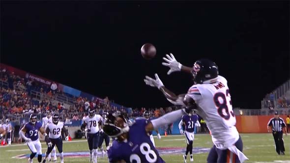 Javon Wims leaping catch