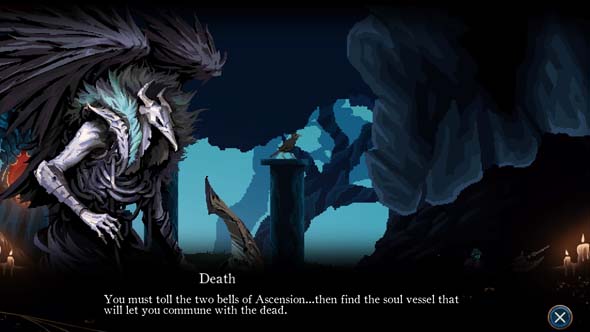 Is Death's Gambit a serious Souls clone, or a parody?