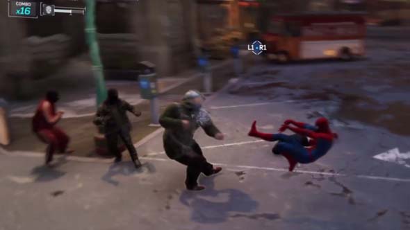 Spider-Man - combat