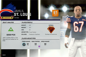 Madden 20 - late-round draft pick