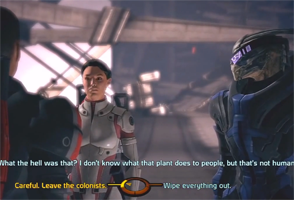 Mass Effect - renegade choice