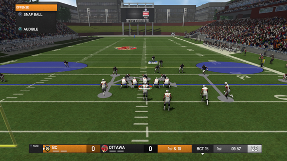 Maximum Football 19 - defensive play art