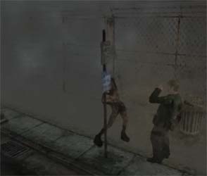 Silent Hill 2 - taking damage at melee