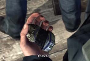 Silent Hill Downpour - where did you get that badge?