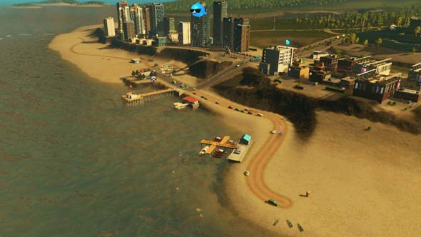 Cities Skylines - beach