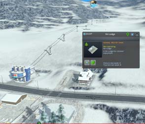 Cities Skylines - ski resort mock