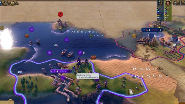 Civilization VI - forward-settled naval base