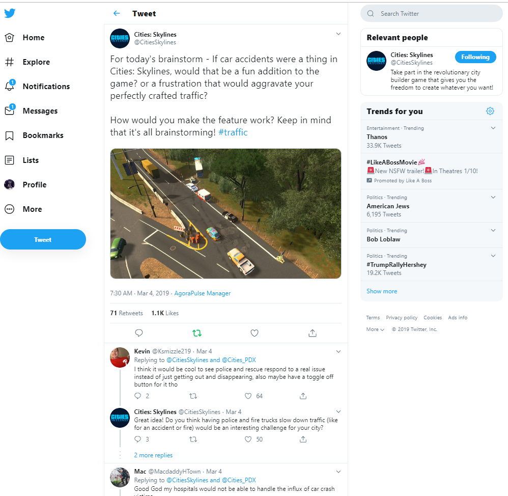 CEO of Colossal Order answers question on forums- How do I change the roadside trees?. 😬 : r/CitiesSkylines2