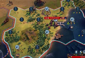 Civilization VI Gathering Storm - gold on forests