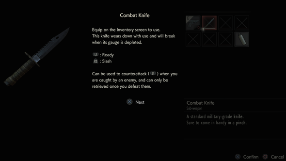 Resident Evil - knife durability