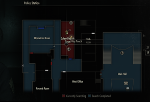 Resident Evil 2 - police station map
