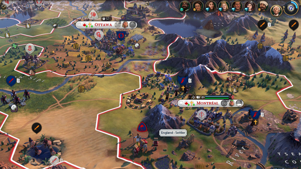 Civilization VI Gathering Storm - settler in my territory