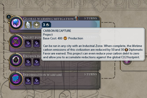 Civilization VI Gathering Storm - mitigation