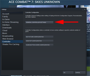 Steam Controller Settings