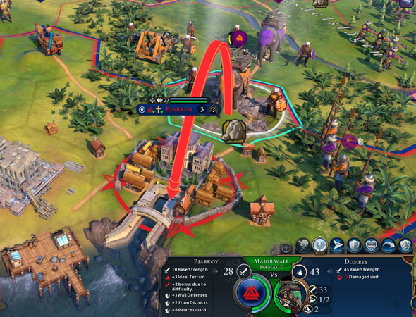 Civilization VI - Domrey siege